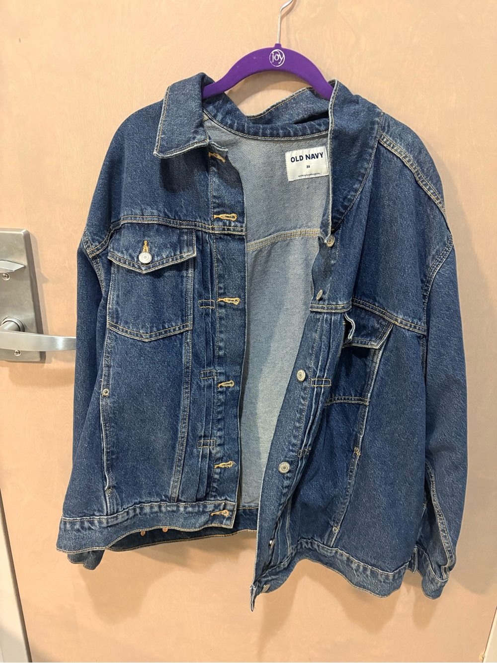 Old Navy Classic Jean Jacket Medium Wash 3X Plus Size